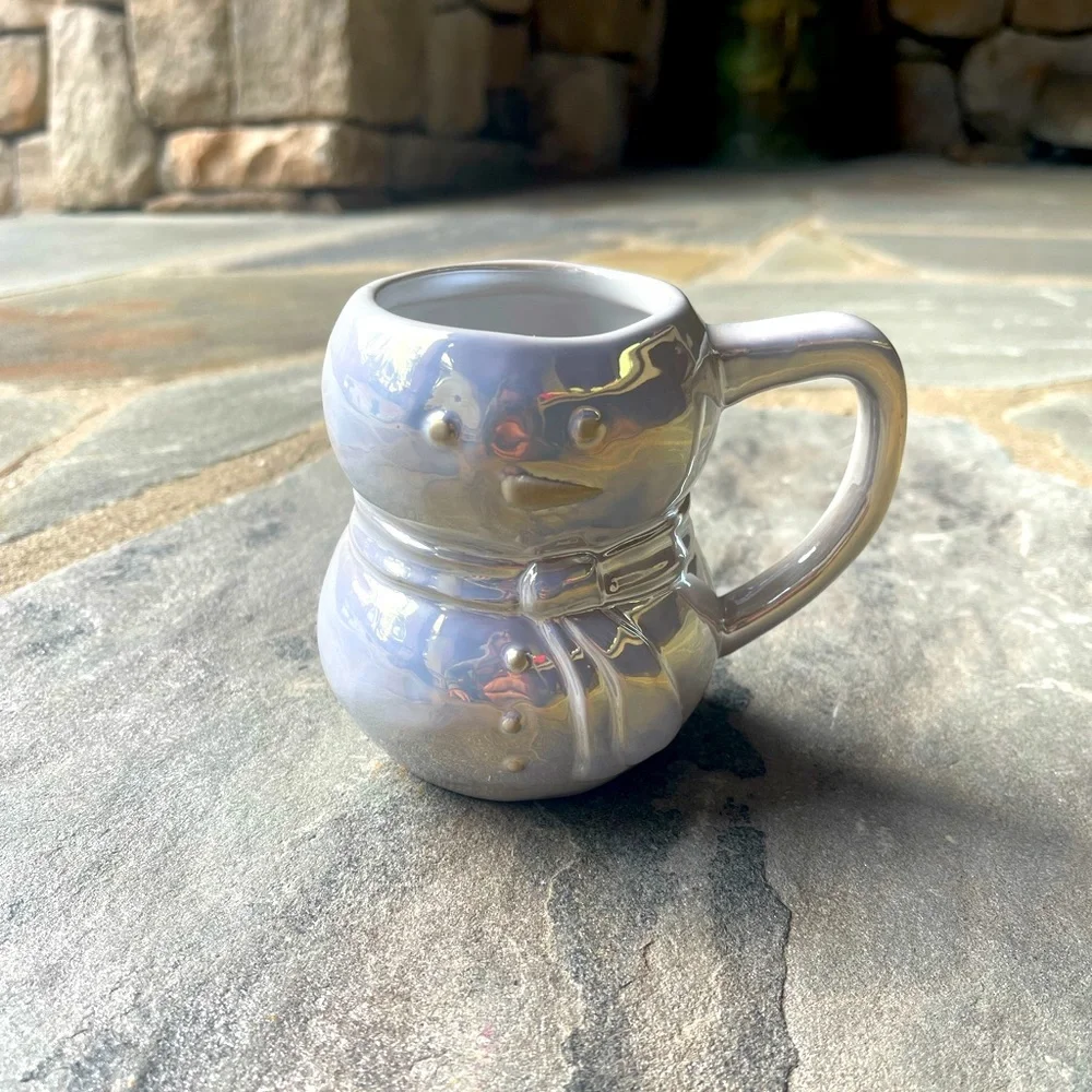 Merry Snowman Mug-Pearl